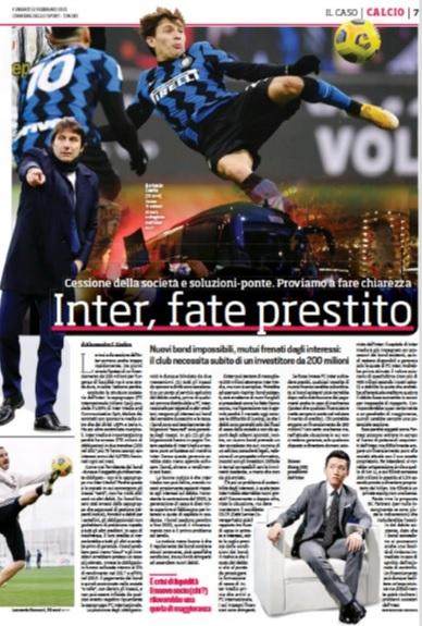 世界杯直播入口-【揭秘】为什么国际米兰很难借到钱？